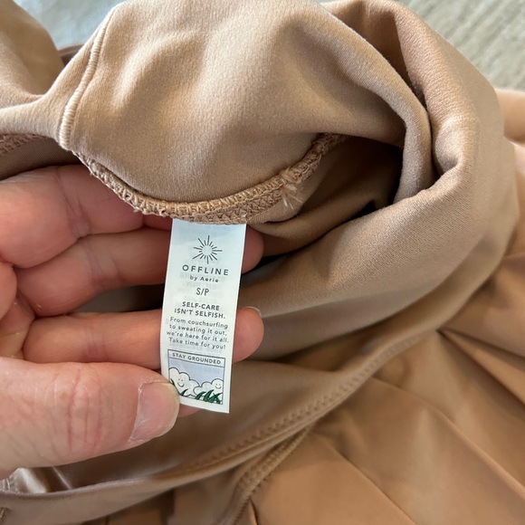 Aerie Tan Activewear romper - Picture 4 of 4